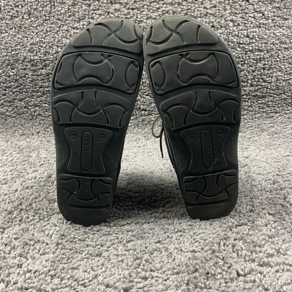 Footprints Birkenstock Men Brown Leather Oxfords Lace Up Shoe Size 43 US 10-10.5 - Picture 7 of 8